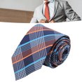 thumbnail image 4 of Cravate, 57,5 Po Longue Durable Exquise Style Classique Polyester Soie Hommes Cravate Haute Densité 3,1 Po de Large pour Réunion pour Bureau pour Fête, 4 of 8