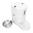 thumbnail image 4 of Alimentador automático de mascotas, grabación temporizada, previene atascos, dispensador inteligente de alimentos secos para mascotas desmontable con botón de bloqueo para perros y gatos, 4 of 8