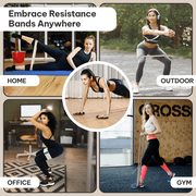 SweatPro Fitness Exercise & Toning Kit, Gray, 11-Piece for Men and Women