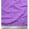 thumbnail image 1 of Soimoi Modal Satin Fabric Frog Animal Printed Craft Fabric by The Yard 42 Inch Wide, 1 of 3