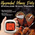 thumbnail image 3 of 4 Channels Bluetooth BBQ Digital Thermometer with 4 Probes - Large LCD Display, 3 of 4