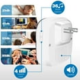 thumbnail image 2 of Kasonic DB201 Wireless Doorbell, Plug and Play Waterproof Door Bell Kit; Operating Range Up to 1000 Feet; 4 Levels, 2 of 5