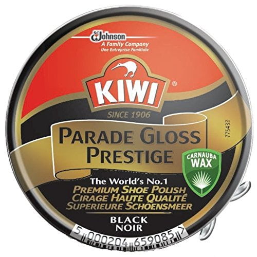 bestrating Zeemeeuw genetisch Kiwi Black Parade Gloss Shoe Polish 50g - Walmart.com