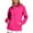 Hot Pink, variant on Duoif Rain Jacket Women, Lightweight Raincoats Zip up Outdoor Hiking Windbreaker Jackets with Hood Lightweight Raincoat Jackets for Women Black L