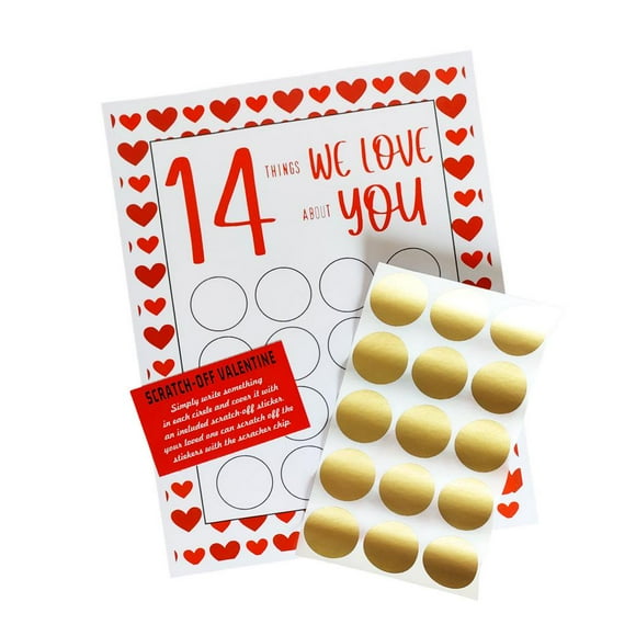 Valentine Scratch-off Card 14 Things Naughty Valentine‘s Day Gifts Scratch Cards Fun Date For Husband Him Wife Boyfriend Girlfriend Romantic Greeting Cards Anniversary Wedding Birthday ra