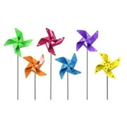 Exhart Environmental Systems 50732 20 in. Metal Pinwheel Plant Stake, Small, Pack of 12