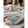 thumbnail image 6 of Blue Beige Brown Vintage Cloth Napkins Set of 4 Reusable Dinner Napkins, Retro Farmhouse Elegant Pastoral Cocktail Napkin Washable Table Napkins for Wedding/Holiday Party/Baby Shower 20"x20", 6 of 7
