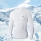 thumbnail image 3 of Camisa de golf transpirable para hombre con protección solar UV para ropa deportiva y fitness S, 3 of 9