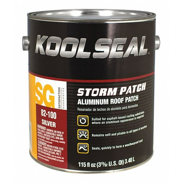 Kool Seal Roof Leak Repair,Solvent Base,1 gal KS008210016