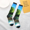 thumbnail image 6 of Saiise Bluey Funny Socks Men Women Boys Kids Adults Novelty Graphic Crew Tube Socks Crazy Design Casual Dress Socks for Sports,Running,Travel, 6 of 7