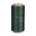 thumbnail image 1 of Unique Bargains Fil à Coudre en Cuir 186 Yards 210D/1mm Corde Cirée en Polyester, Vert Foncé, 1 of 5