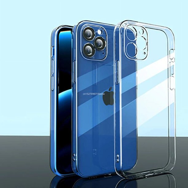 Funda de teléfono inteligente para iPhone, carcasa acrílica transparente y suave para modelos 12 Mini, SE, 11 Pro, X, XS Max, XR, 6, 6S, 7, 8 Plus, 2021