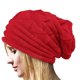 thumbnail image 5 of Gorro holgado de punto para hombre y mujer, gorro de lana de gran tamaño, cálido, de esquí, Unisex, 5 of 5