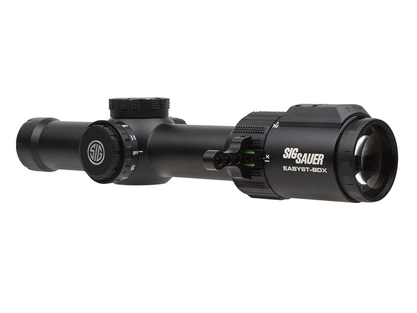 SIG SAUER Easy 6TBDX 1-6X24mm 30mm Tube Second Focal Plane Rifle Scope, Black, B