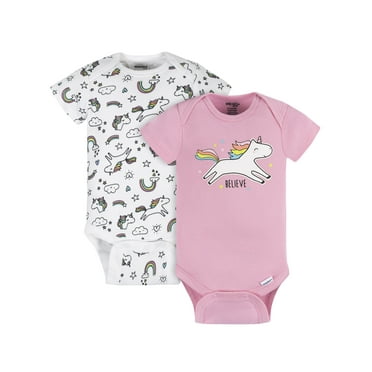 Onesies Brand Baby Neutral Short Sleeve Bodysuits, 2-Pack, Newborn - 6/9 Months