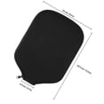 thumbnail image 2 of HAMPPLIES 2Pcs Portable Black Rubber Pickleball Paddle Case Sleeve for Outdoor Sport Storage and Protection, 2 of 7