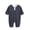 Black, variant on HAiming Baby Boys Girls Striped Jumpsuit Long Sleeve Button Loose Casual Trendy Snowsuit Fall Winter Outdoors Clothes