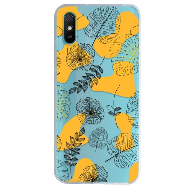 Funda Para Xiaomi Redmi 9A Flores de Otoño, Uso Rudo, InstaCase Protector para Xiaomi Redmi 9A Antigolpes, Case Flores de Otoño