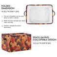 thumbnail image 2 of Red Yellow Darkslategray Trees Forest Storage Bins with Handle Fabric Organizer Basket Foldable Box 2 Pack 14.2x10.2x8.3, 2 of 8