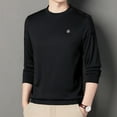 thumbnail image 6 of Men's Autumn Round Neck Pullover Fashionable and Versatile Casual T-Shirt, 6 of 6
