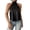 Black, variant on MIASHUI Fashion Backless Sleeveless Camisole Tank Top For Women Casual Daily Wear Comfortable Stretch Basic Black,L