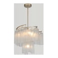 thumbnail image 5 of Maxim 39575WFLGS 25 in. Victoria 7 Light Golden Silver Single Pendant Ceiling Light, 5 of 8
