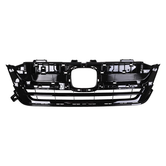 New Aftermarket Black Front Grille One Piece fits 2019-2022 Honda Pilot Black Edition Sport Utility 4-Door