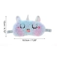 thumbnail image 4 of Unique Bargains 1 Pc Cartoon Eyes Sleep Mask Soft Eye Shade Cover for Rest for Travel for Nap Light Blue Purple, 4 of 6