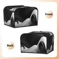 thumbnail image 3 of Fotbe Black White Fluid Sculpture for Four Slice Toaster Cover, Fingerprint Protector, Super Soft Appliance Cover And Dust Cover,Bread Dust Cover & Fingerprint Protection, 3 of 7