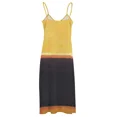 thumbnail image 4 of Mark Rothko Yellow Charcoal Brown Sleeveless Dress dresses ladies 2025 woman dress 2025, 4 of 5