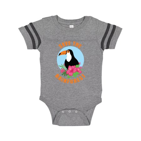 

Inktastic Save the Rainforest Toucan Illustration Gift Baby Boy or Baby Girl Bodysuit