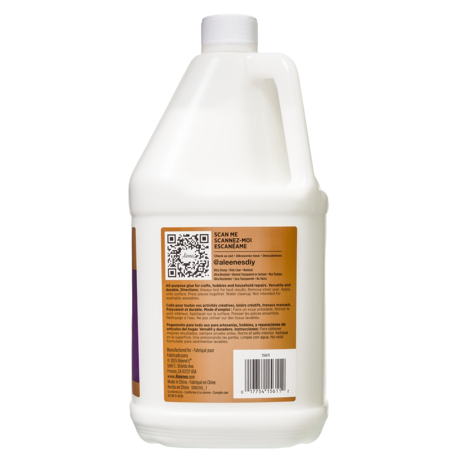 Aleene's Original Tacky Glue, 1 Gallon (128 fl oz) White Craft Glue, Dries Clear