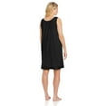 thumbnail image 2 of Vanity Fair Coloratura Women`s Plus-Size Short Nightgown, 1X, Mermaid Teal, 2 of 2
