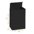thumbnail image 3 of UCANPACK Black Cardboard Gift Boxes 5¼ x 2¼ x 5¼ - 500 Pack cardboard boxes with lids Black, 5¼x2¼x5¼ Shipping Boxes - Custom Made in USA, 3 of 7