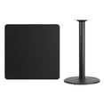 thumbnail image 2 of Flash Furniture 36Sq Laminate Table-Rd Base In Black, 2 of 2