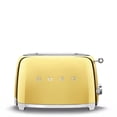 thumbnail image 1 of SMEG Grille-Pain Rétro 2 Tranches (Or), 1 of 3