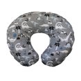 thumbnail image 1 of Paquete de funda de almohada de lactancia con cáscara de maní para bebé niño o niña | SHOPBOP dinosaurios y lunares azul marino, 1 of 5