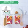 thumbnail image 4 of Yayeee Pot Holders Kitchen Heat Resistant with Pocket 7"x9.8" Cotton Oven Cooking Hot Pads, Purple Hand Drawn Floral, 4 of 7