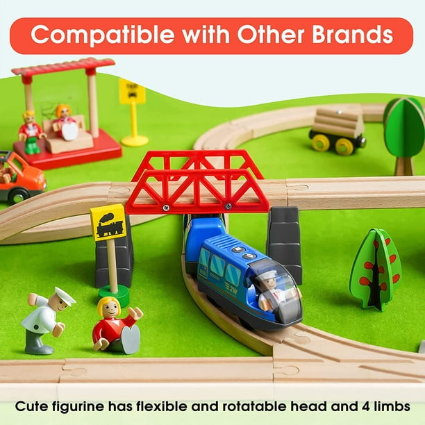 Locomotive à piles - Ensemble de train compatible avec les trains