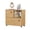 Natural Oak, variant on Joyyskill 2 Drawer Mobile File Cabinet with 2 Open Shelves, Wood Lateral Filing Cabinet, Fits for A4/Letter-Sized Files,Natural Oak