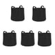 thumbnail image 1 of Bolsa de cultivo de 5 uds., macetas de tela vegetal gruesas transpirables de 5 galones con asas para árboles, flores, color negro, 1 of 10