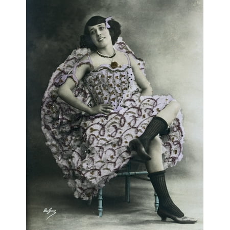 Mistinguette Jeanne Bourgeois Called French Music-Hall Actress And Singer Portrait Of Mistinguette Taken In Paris In 1906 Private Collection  AisaEverett Collection Poster (Best French Actresses Of All Time)