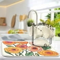 thumbnail image 5 of Yayeee Dish Drying Mat for Kitchen Counter 18"x24" Microfiber Absorbent Pad, Hand Drawn Floral, 5 of 7