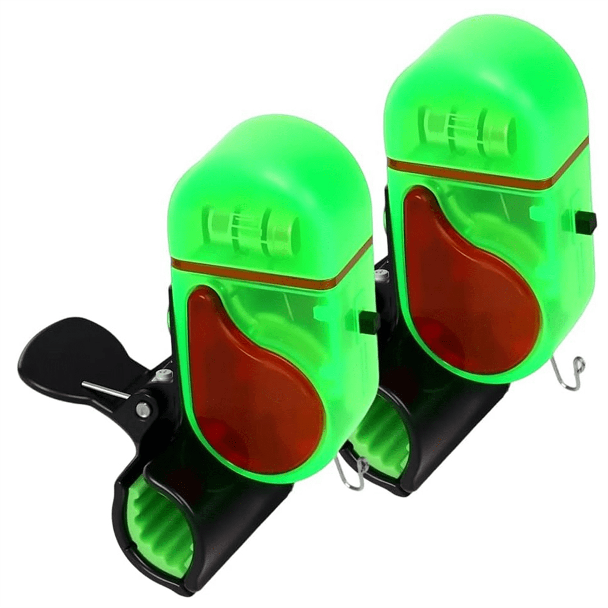 Alarmes Da Mordida De Pesca Luz LED Indicador De Alerta Engrenagem Equipamento Tampão E Alarmes Da Mordida De Pesca Luz LED Indicador De Alerta Engrenagem Equipamento Tampão E