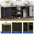 thumbnail image 7 of Pipleo Large Dog Crate Furniture, 79" Wood, Indoor Furniture Style Crate for Dog with Large Dog Crate Furniture, 7 of 7