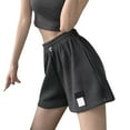 thumbnail image 4 of Pantalones cortos deportivos, pantalones cortos deportivos para mujer, pantalones cortos holgados de pierna ancha, pantalones cortos con cintura elástica, rendimiento potente, 4 of 9