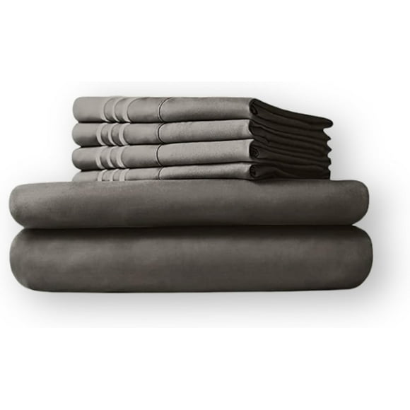 Sábana 1800 Hilos Queen Size B.KIND & BEYOND Gris