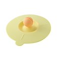 thumbnail image 1 of Cubierta de silicona para taza, cubierta para taza caliente, cubierta para taza sellada con soporte para cuchara, diseñada para taza redonda, 1 of 3