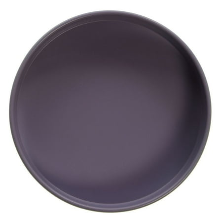 

Cake Pan with Purple DuraShield Coating Round Metal Allergen Awareness - 8 Dia x 1 1/2 D