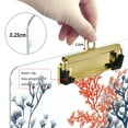 thumbnail image 6 of FORMRS Acrylic Clipboard with Low Profile Clip Standard A4 Letter Size, 12.5" x 9", White Sea Plants, 6 of 8